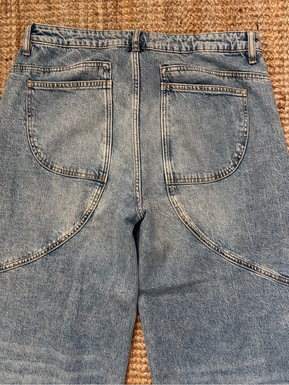 Wide Leg Women's Jeans in Light Blue